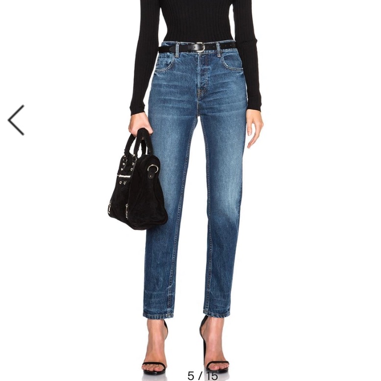 Alexander Wang Women's Straight Leg Blue Jeans